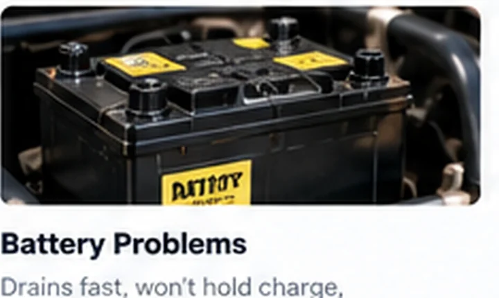 Illustrative golf cart battery compartment